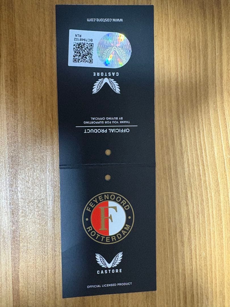 フェイエノールト　公式　ホーム　長袖ユニフォーム 24-25