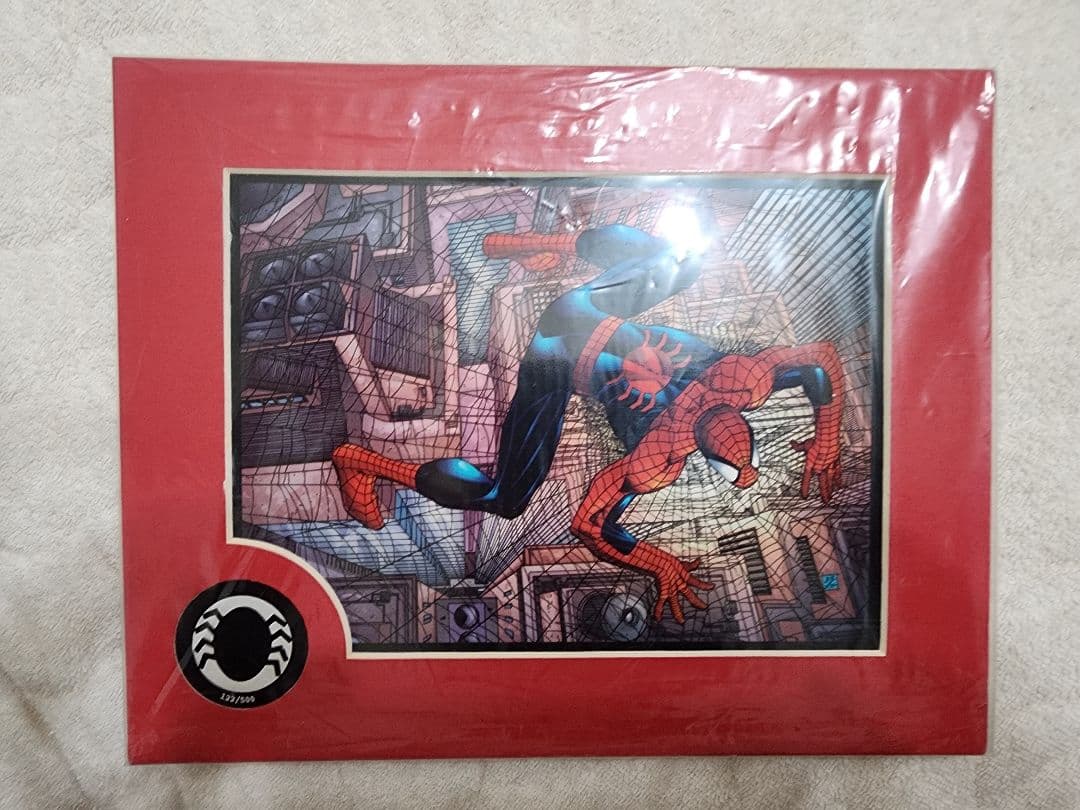 スパイダーマン　レーザーアート