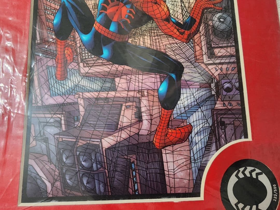 スパイダーマン　レーザーアート