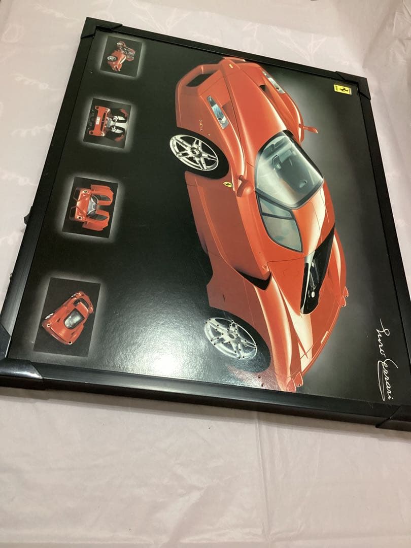 Ferrari Enzo Ferrari モデル 赤　ディスプレイ用パネル希少品