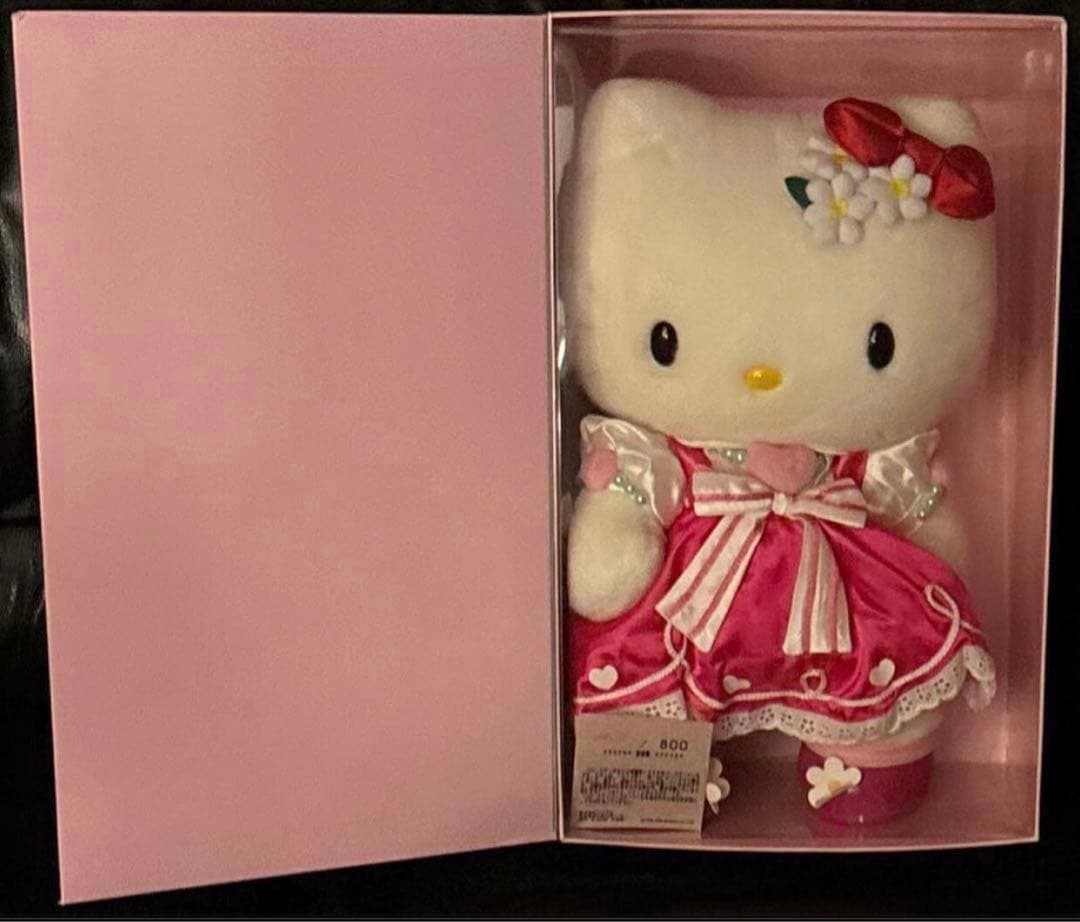 ハローキティ25周年記念 バースデードール ぬいぐるみ 800限定 新品箱入り
