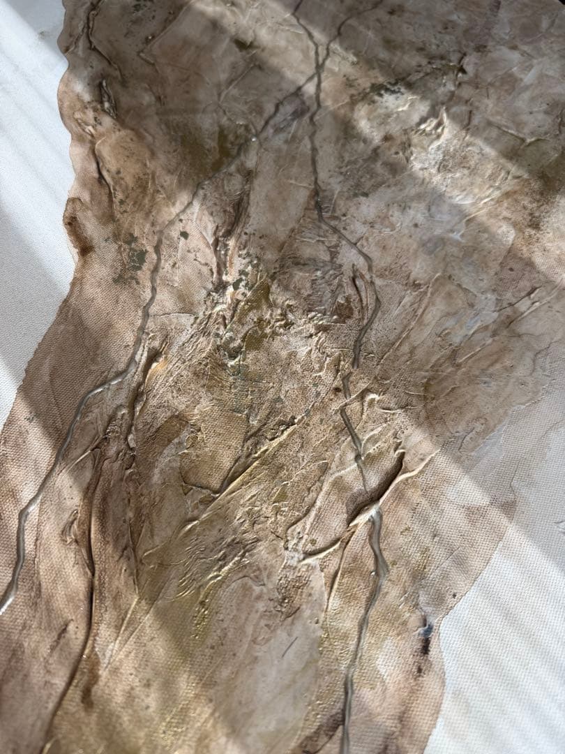 大きめ/金/茶色/絵画/アート/抽象画/ニュアンス/モダン/ホテル/内装/海外