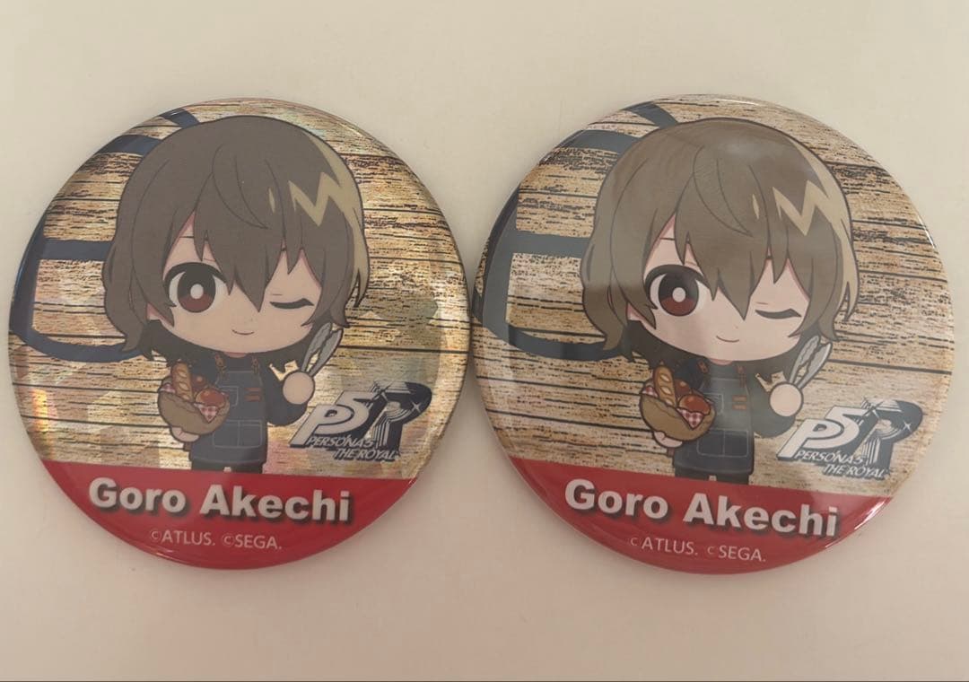 アールベイカー ペルソナ5ロイヤル コラボ 缶バッジ ホロ ノーマル 明智吾郎
