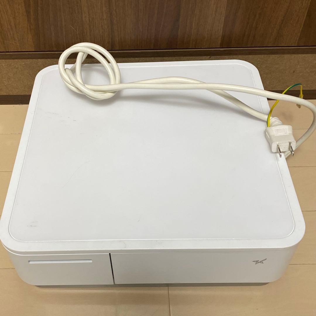 スター精密 サーマルプリンター付きキャッシュドロアー mPOP ホワイト