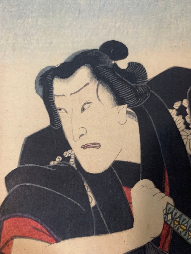 木版画 江戸時代 浮世絵師 歌川国貞 大判 木版浮世絵 武者絵 美人絵 日本画