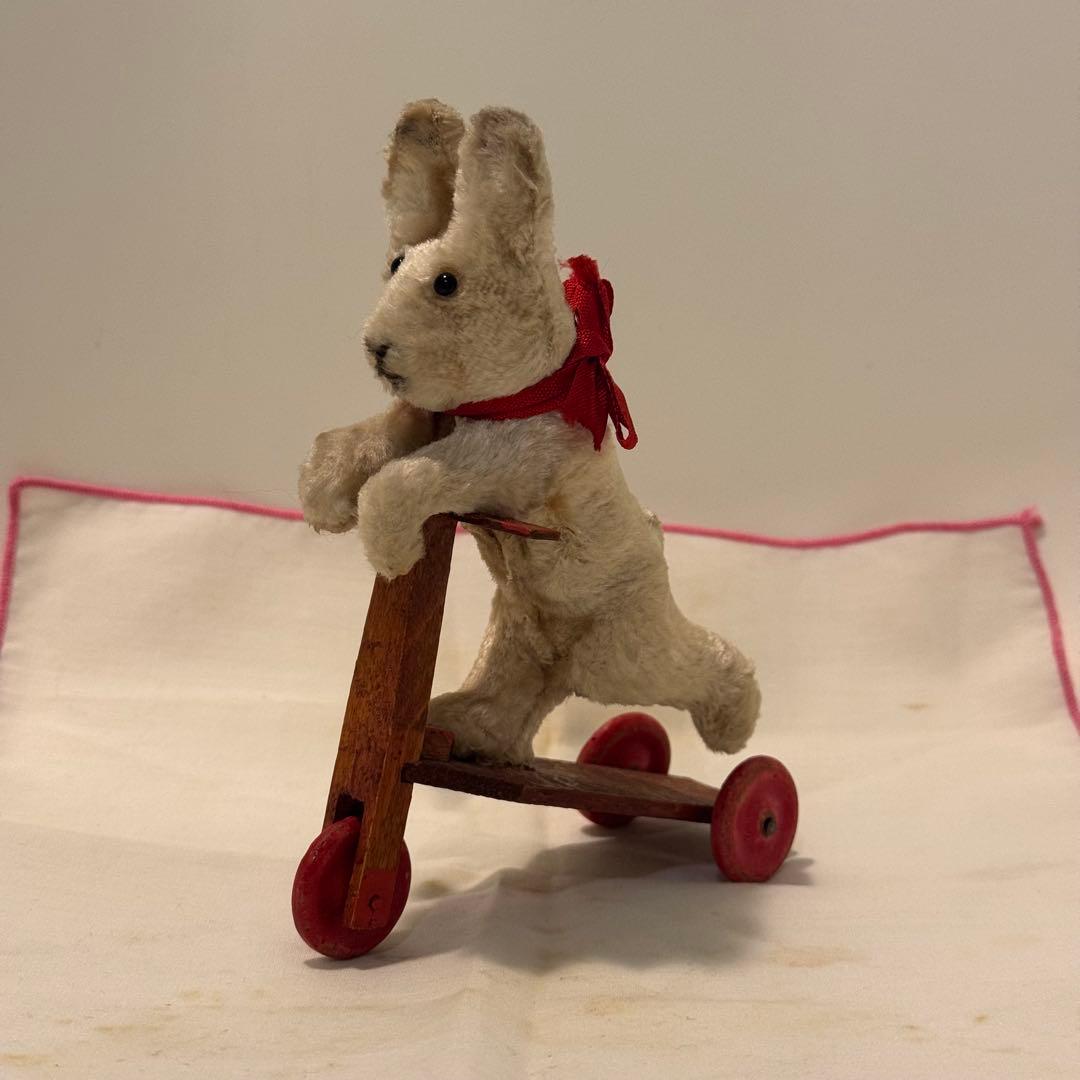 アンティーク ドイツ スクーターうさぎ オリジナル 希少