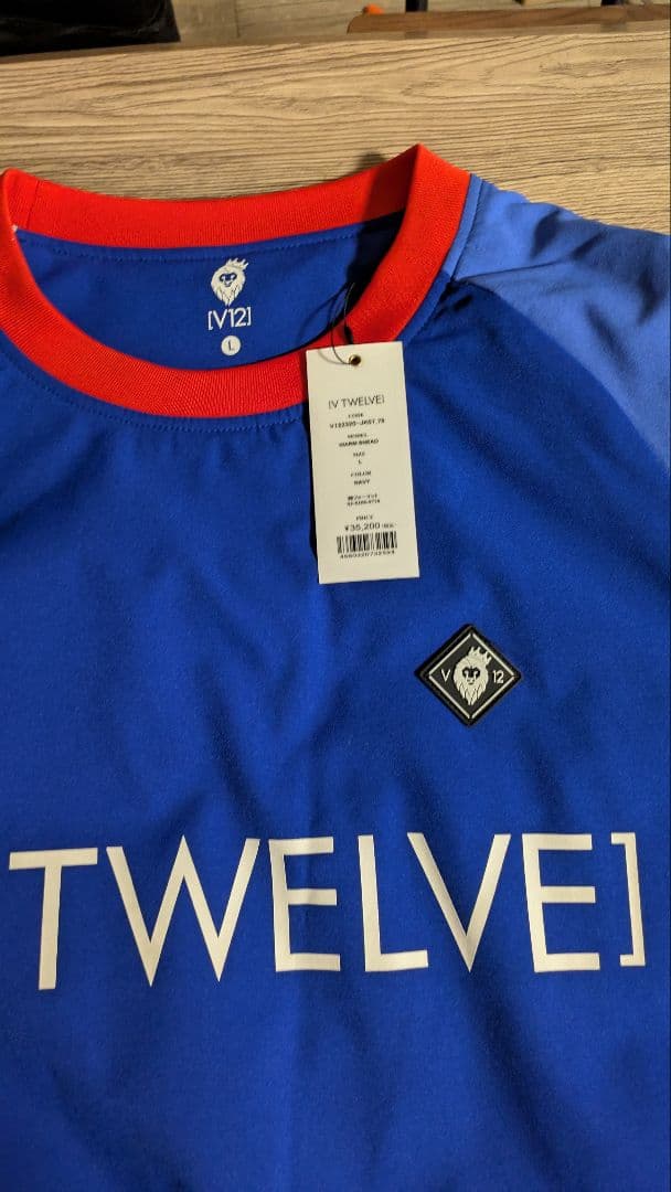 V TWELVE WARM SWEAT L ネイビー