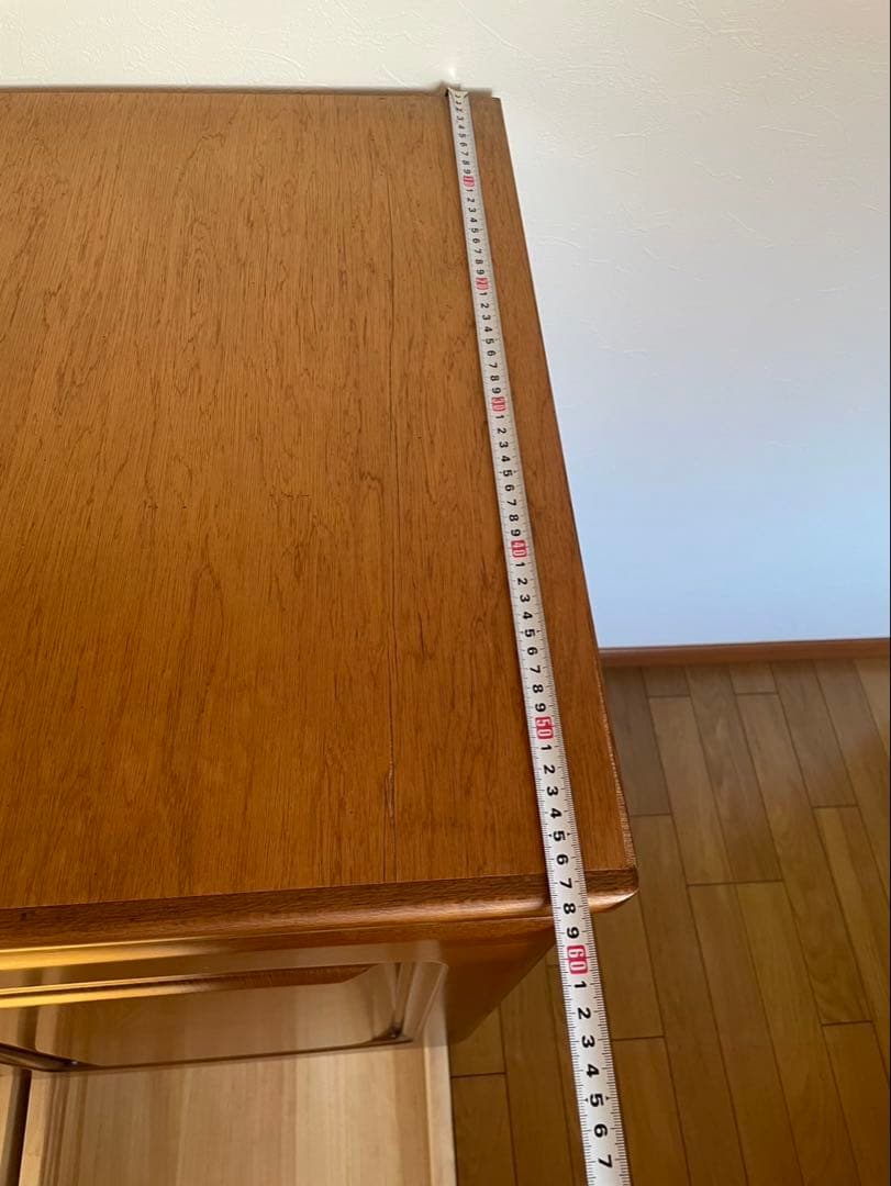 木製収納タンス 引き出し付き ブラウン　婚礼ダンス