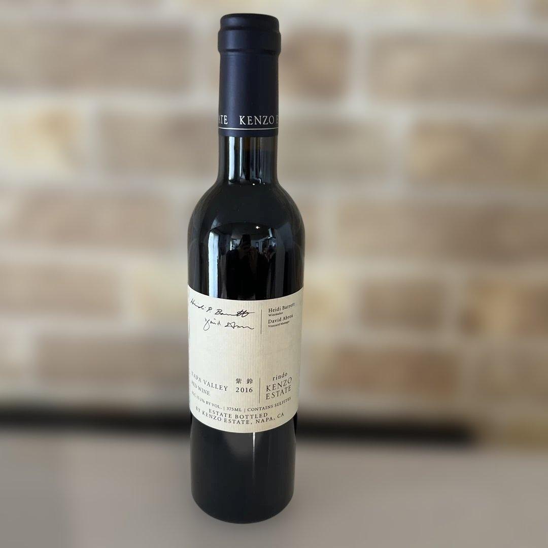 Kenzo Estate Rindo 2016 赤ワイン 紫鈴　375ml