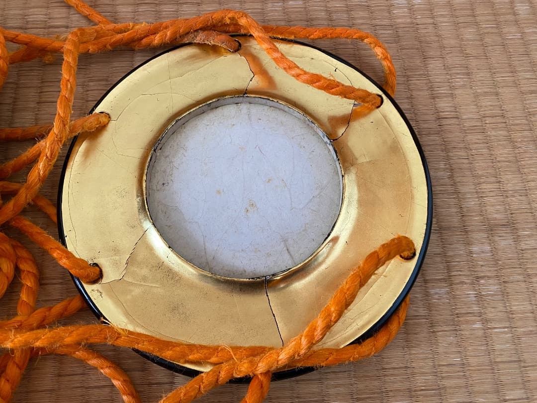 小鼓　締め緒・ハードケース付き