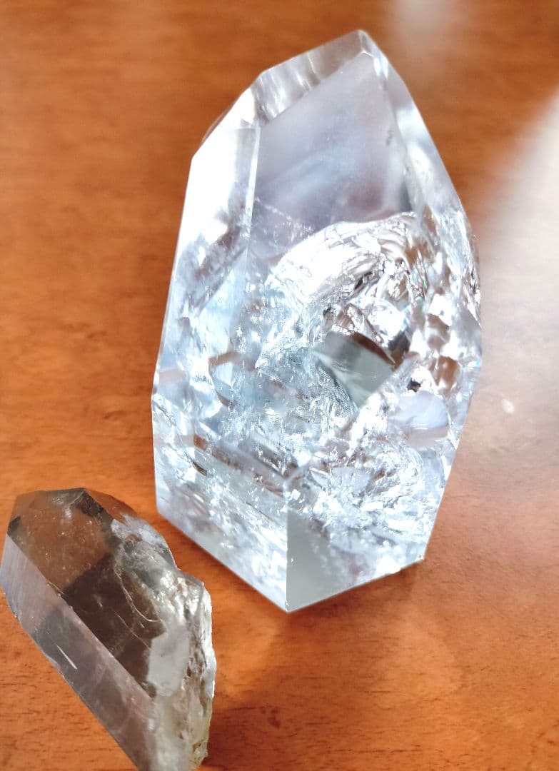 モンブラン産 スモーキークォーツ☆ クリアクォーツ☆ kcジョーンズ ☆ 水晶