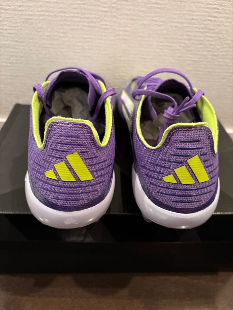 adidas F50 ELITE AGサッカーシューズ 紫/緑　27.0cm