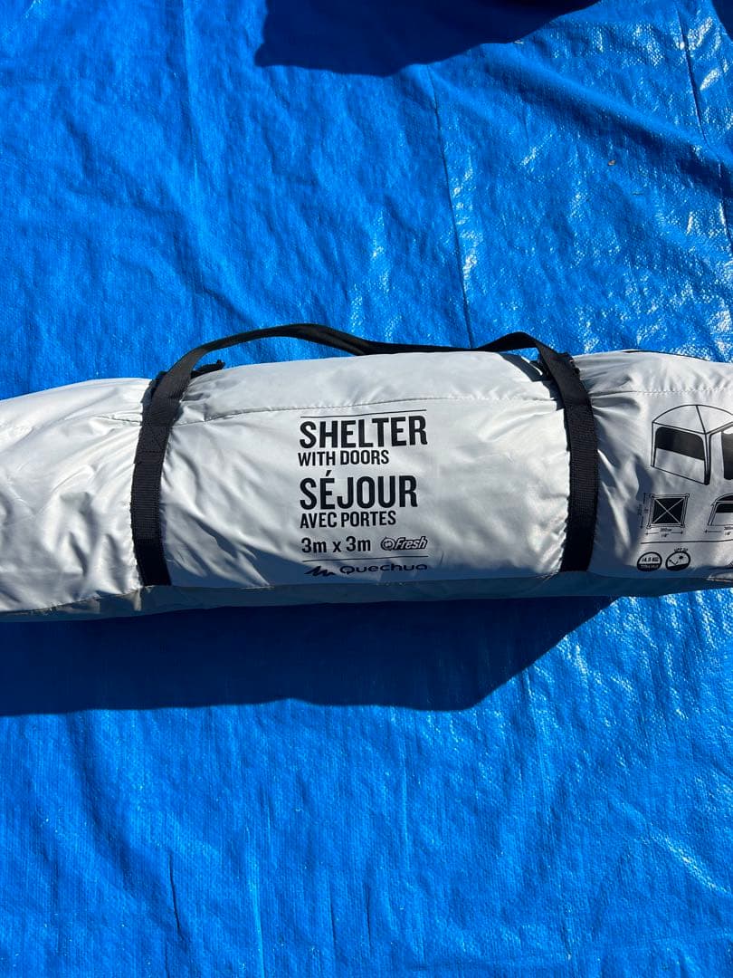 ケシュア SHELTER WITH DOORS リビングタープ 3×3m