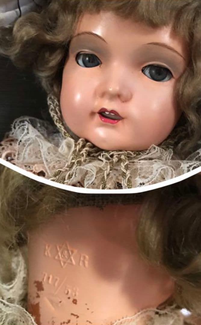 難ありレアカマー＆ラインハルトK&R ビスクドールプラスチックドールアンティーク