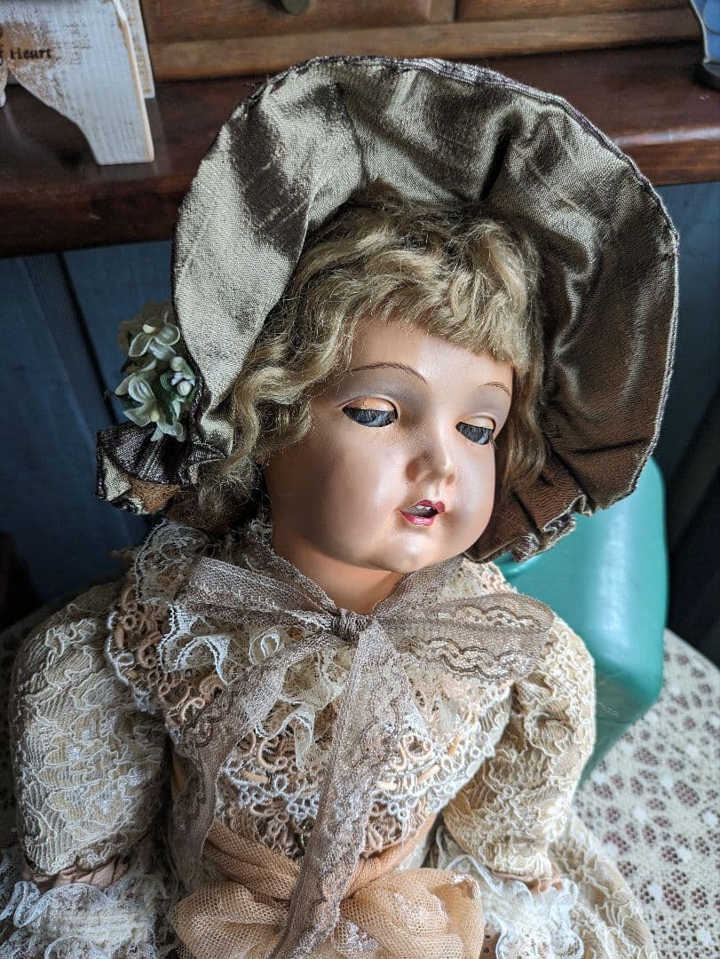 難ありレアカマー＆ラインハルトK&R ビスクドールプラスチックドールアンティーク