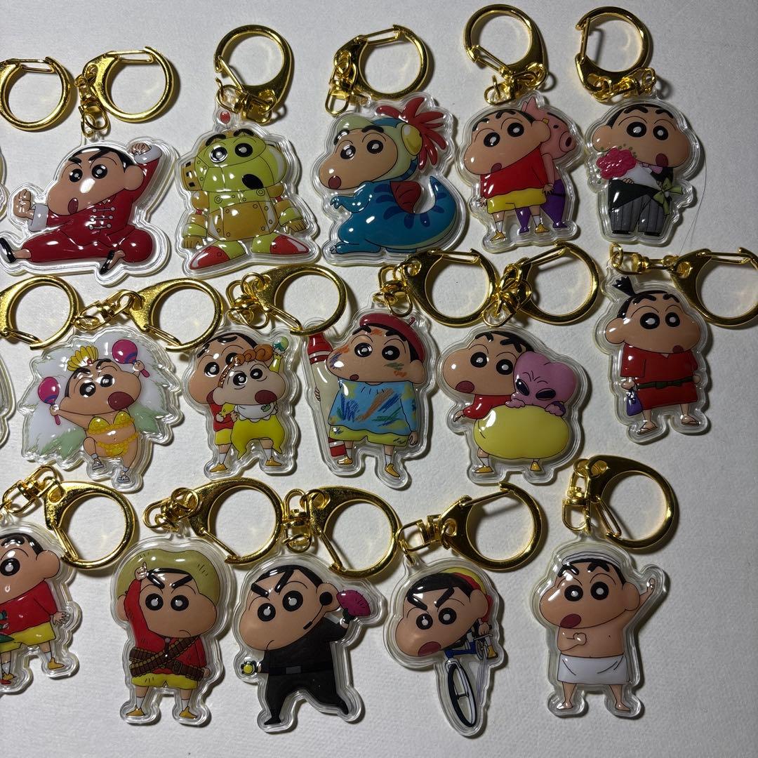 クレヨンしんちゃん　1月限定特価　3Dアクリルキーホルダー17種おまとめセット
