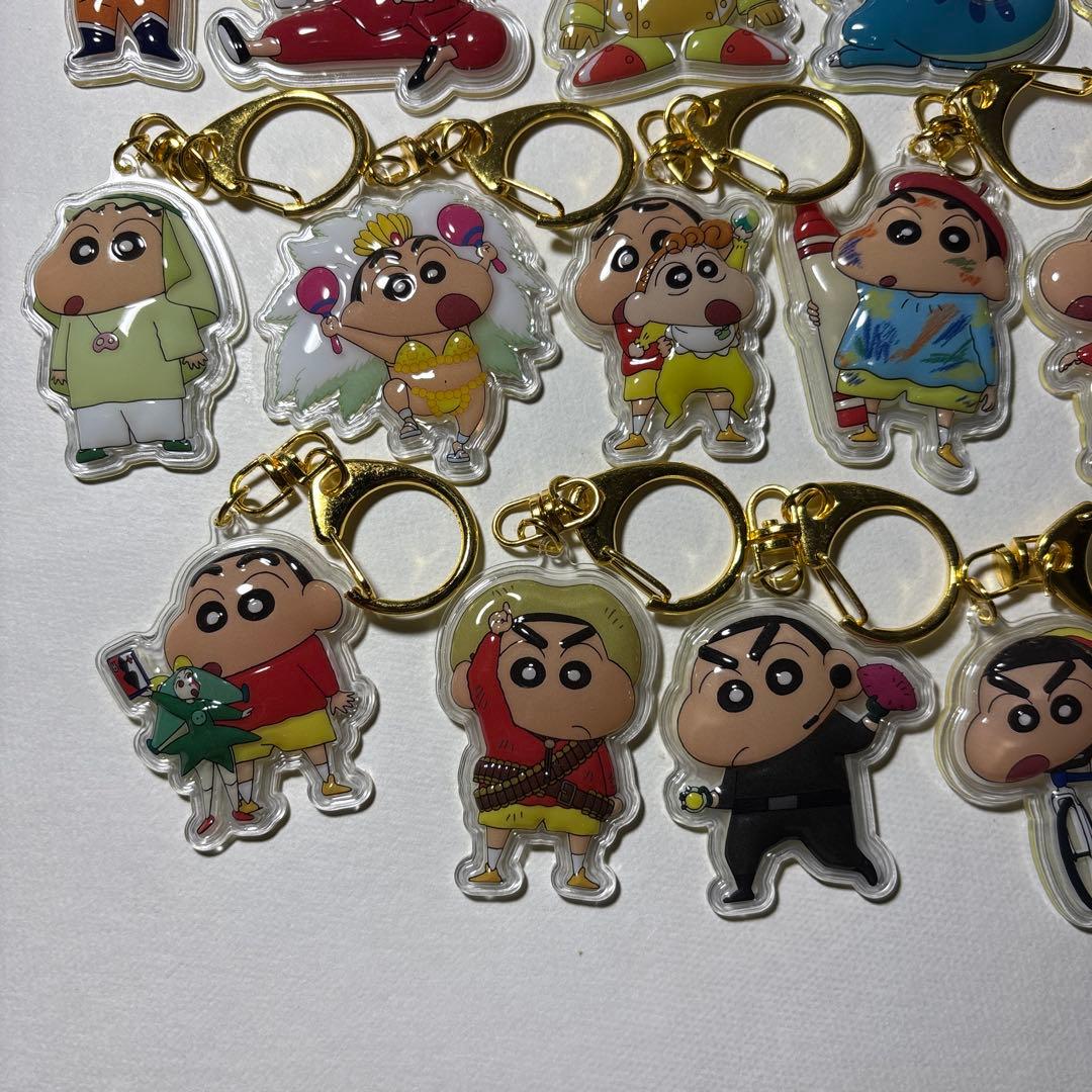 クレヨンしんちゃん　1月限定特価　3Dアクリルキーホルダー17種おまとめセット