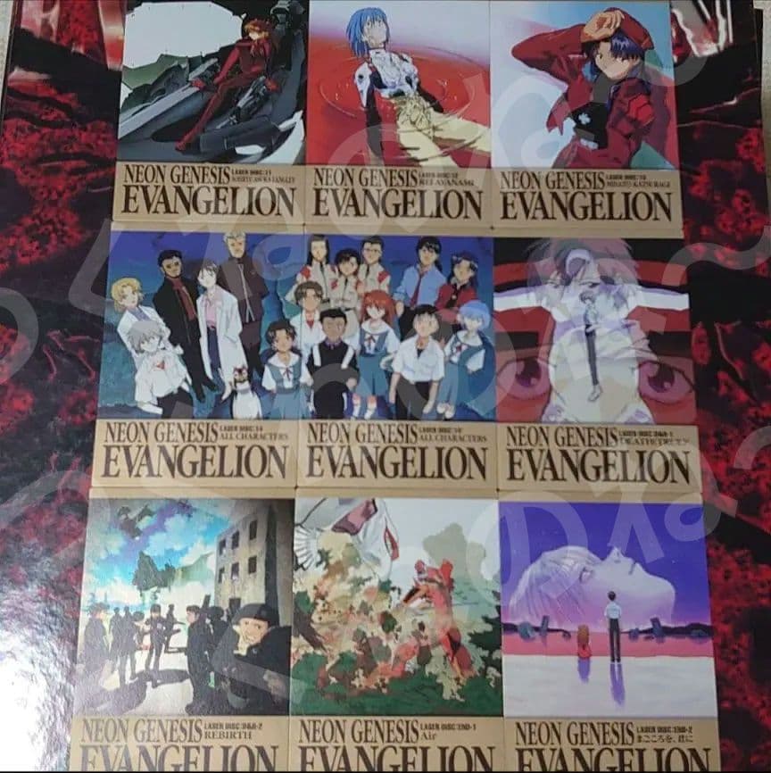 エヴァ　ＣＤＭカード 非売品劇場版BOX　レイ＆アスカ＆ミサト他 計18枚セット