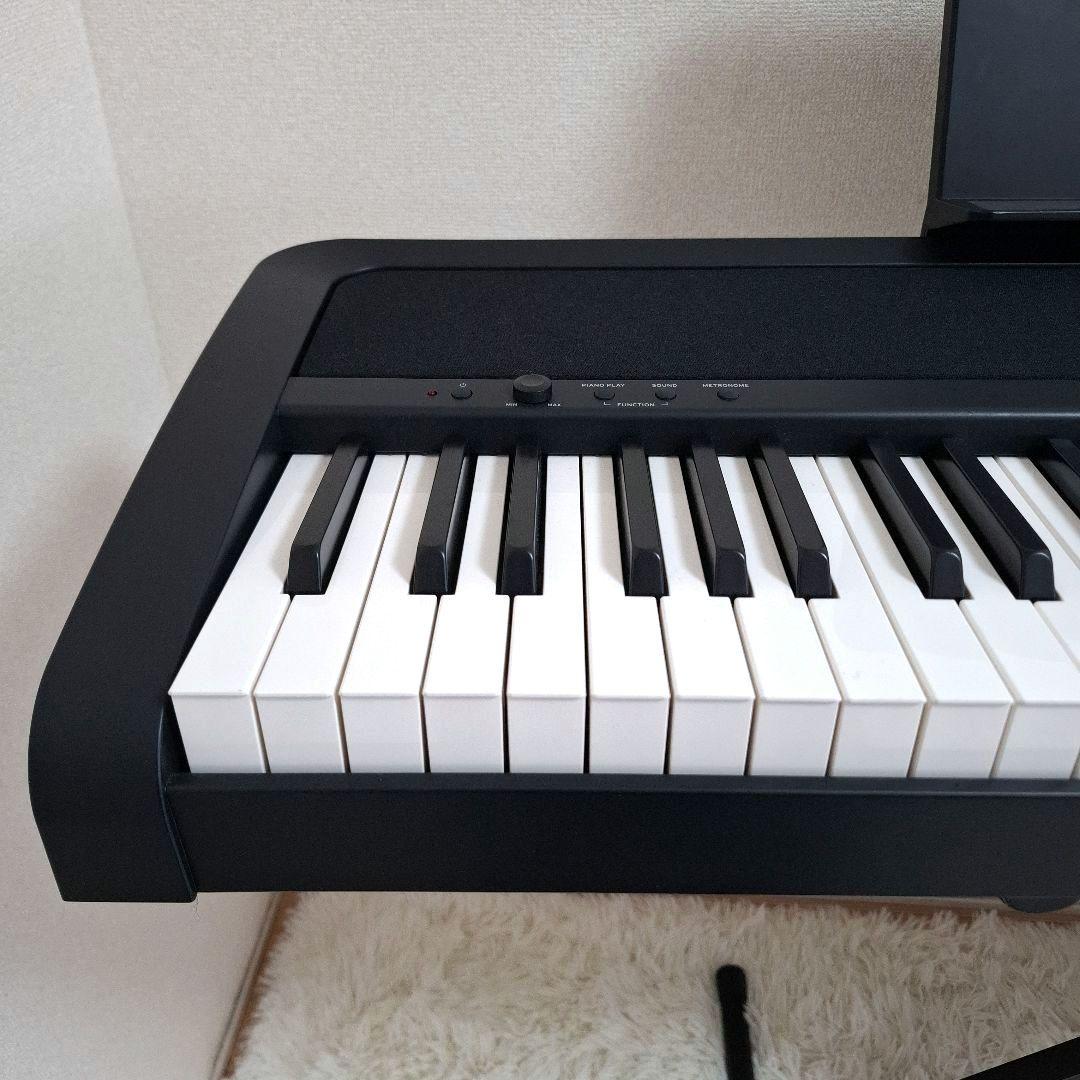 【状態良好】KORG デジタルピアノ B2 ブラック スタンド付き 送料込み