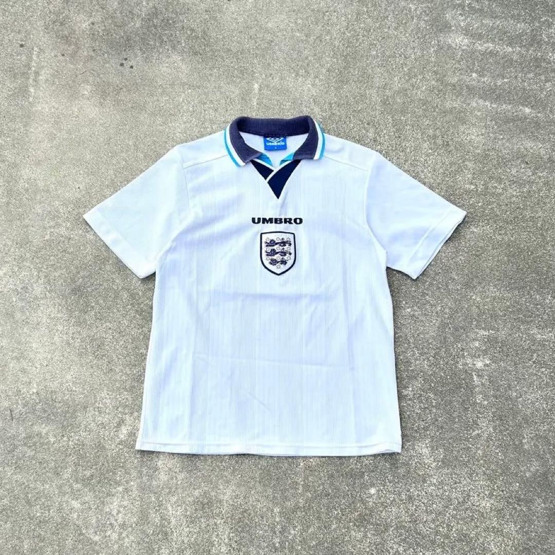 【UMBRO】90s アンブロ イングランド代表 ユニフォーム ベッカム M