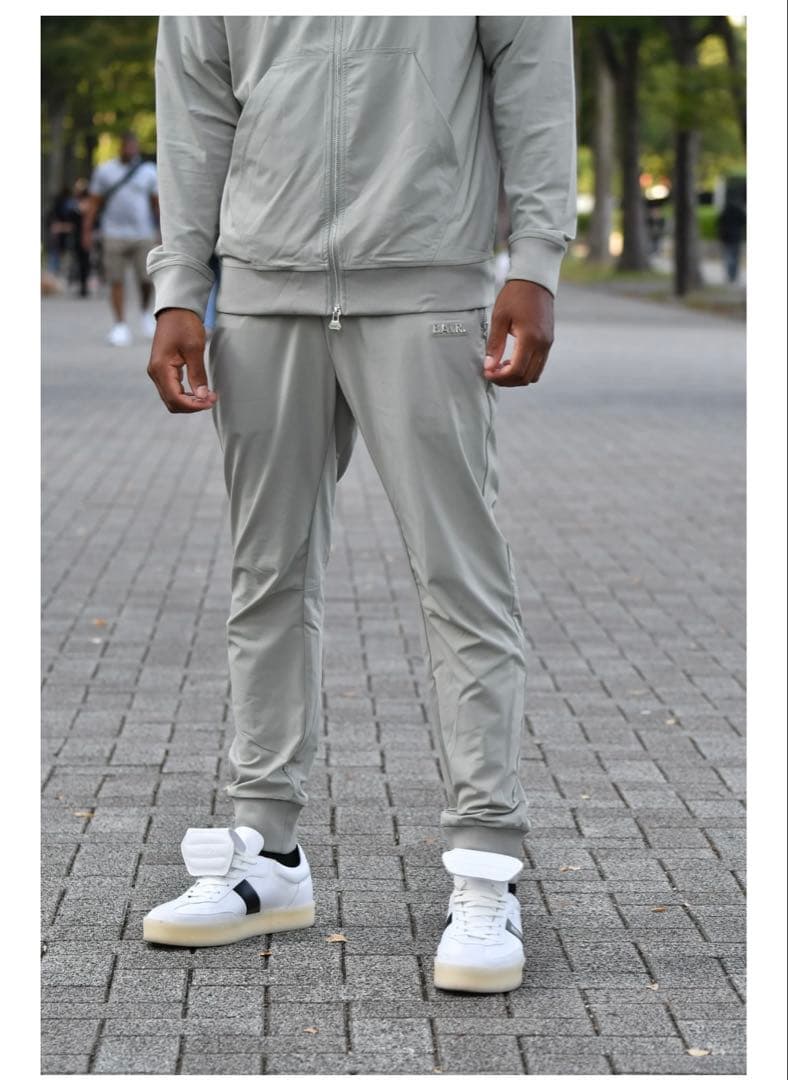 BALR. ストレッチナイロンパンツ　XXS DOVE GREY タグ付新品