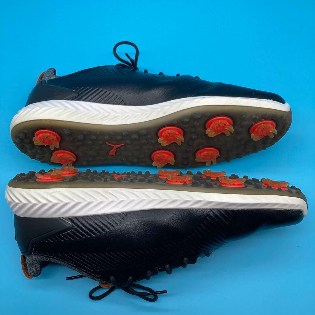 【美品】プーマ PUMAゴルフシューズ IGNITE サイズ28.5cmメンズ黒