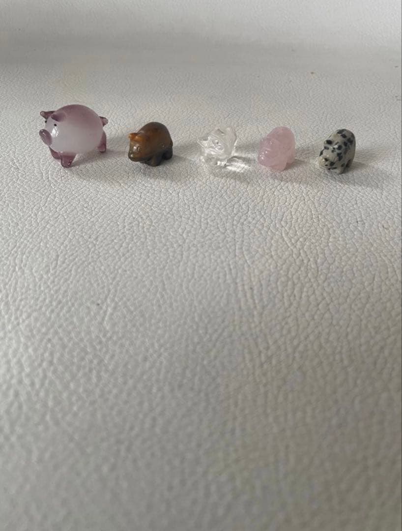 ガラス細工 ミニチュア 天然石 計41点 縁起物 小樽 北一ガラス 函館 明治館