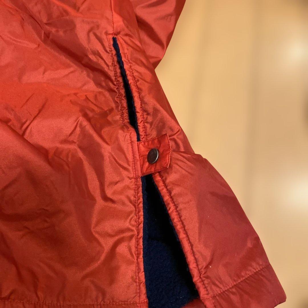 90年代 ヴィンテージadidas レッド ベンチコート L ロング丈　赤