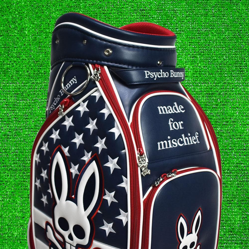 そ*ら様 Psycho Bunny/サイコバニー ゴルフ キャディバッグ９型 新