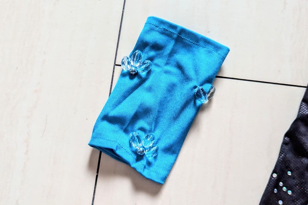 ベリーダンス 衣装 ターコイズ ブルー エメラルド グリーン ブラック 黒