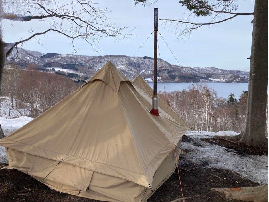 DODショウネンテントTC タン 煙突用アタッチメント付き