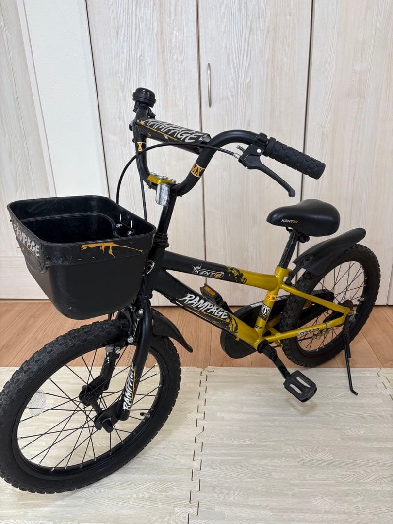 【引き取り限定】【値下げしました】RAMPAGE キッズ自転車 18インチ