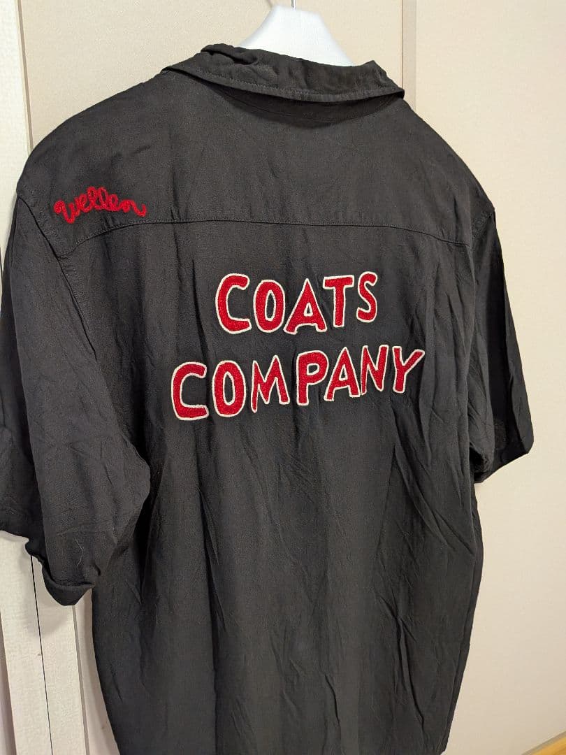 ヒューストン　 ボウリングシャツ ビンテージ ロカベリー 黒 L