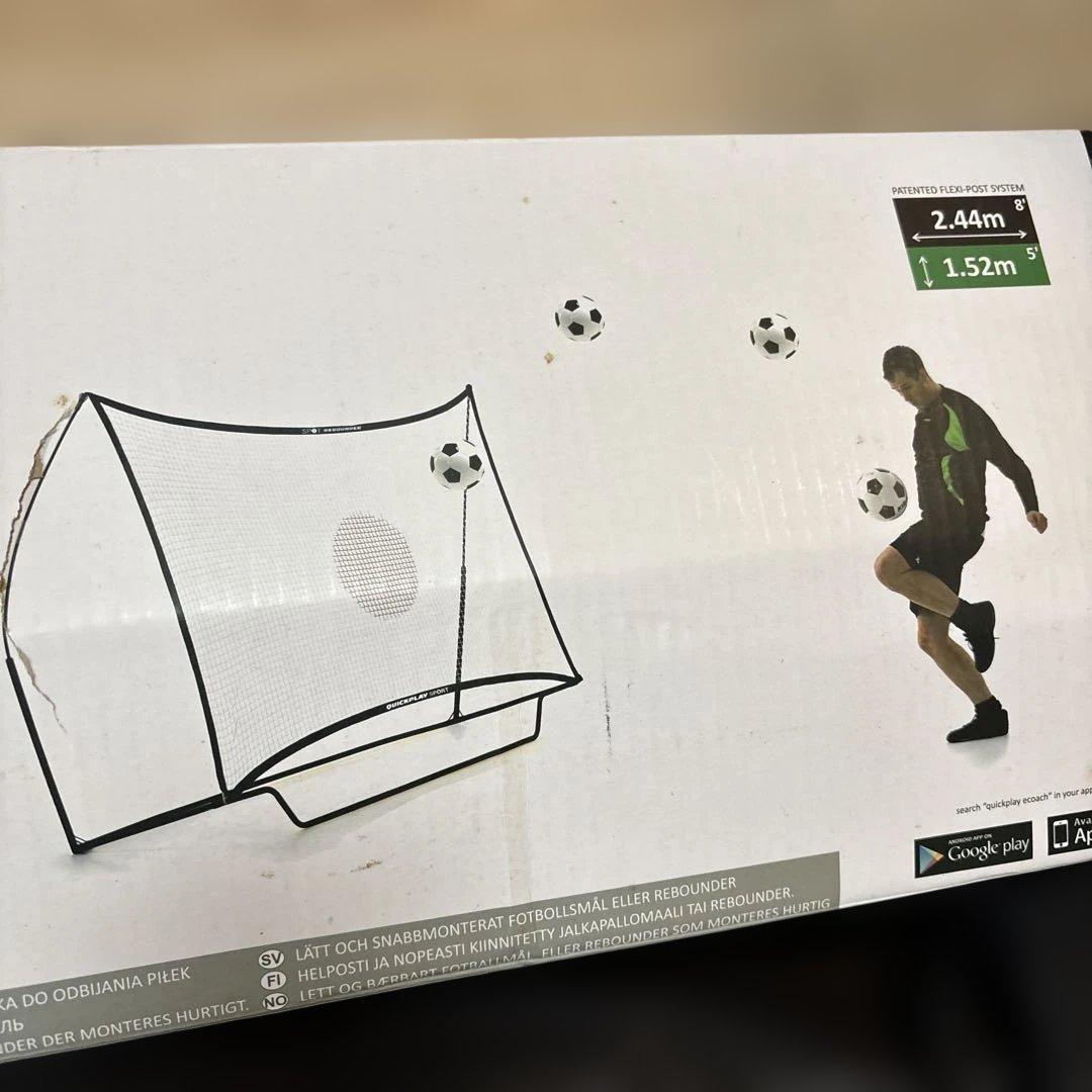 クイックプレイ ミニサッカーゴール兼リバウンダー 組み立て式ゴール 8KC 00