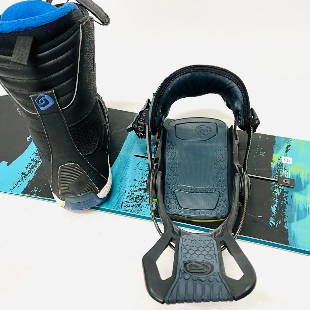 美品　バートン　スノーボード　セット　フロウ　サロモン　スノボ　BOAブーツ