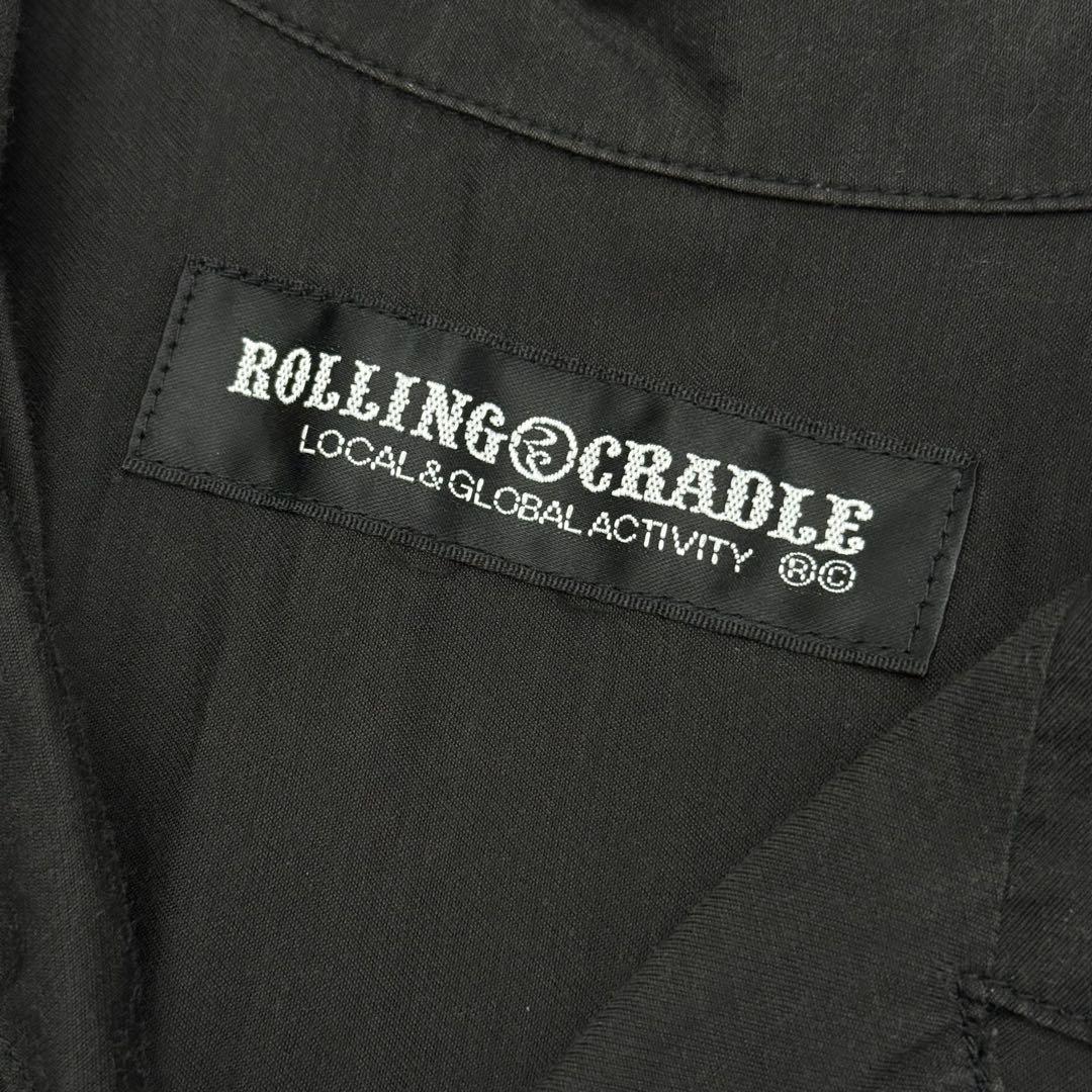 ROLLING CRADLE ローリングクレイドル ボーリングシャツ ブラック