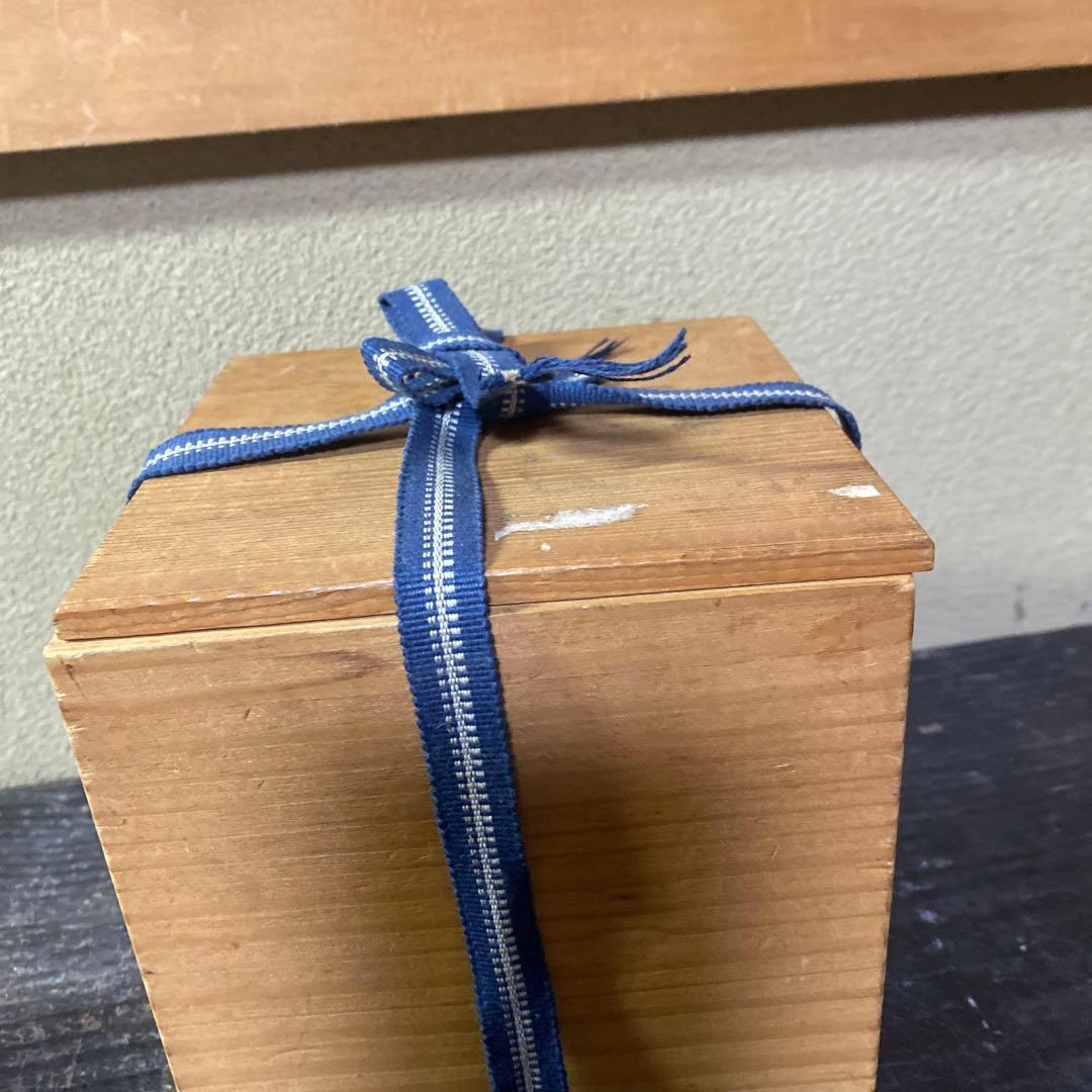 中国古玩　華図水滴形硯　【桐箱付】