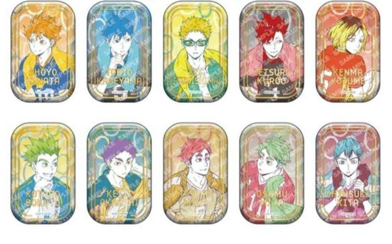 ハイキュー　スクエア缶バッジ