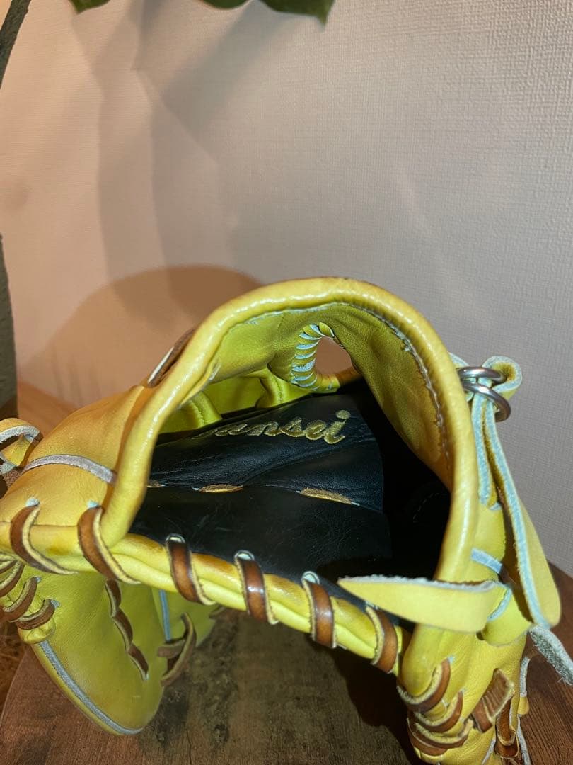 Mizuno 硬式野球グローブ プロモデル イエロー