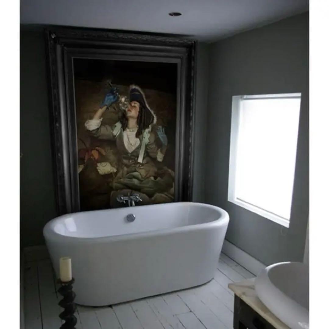 エアーズノットイナフ　巨大アート　絵画1360mm×1050mm