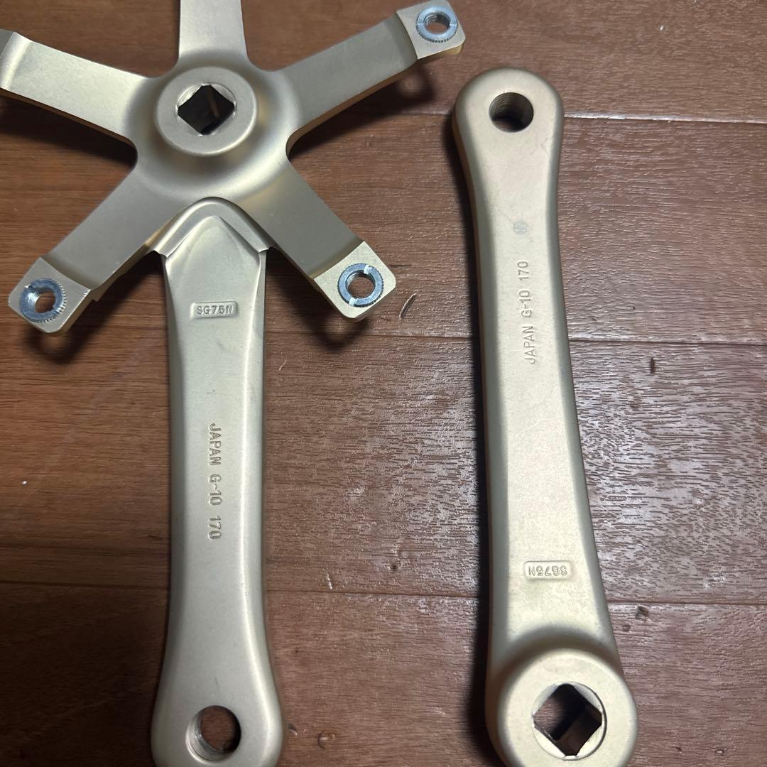 スギノクランクセット グランドマイティ170mm 日本製