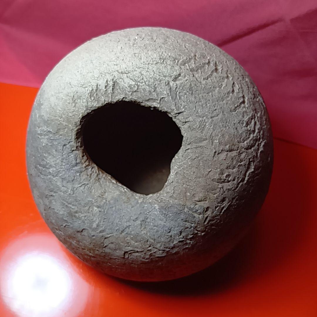 骨董品　安東利喜　花入　花器　花生　花瓶　備前壺　備前焼　希少