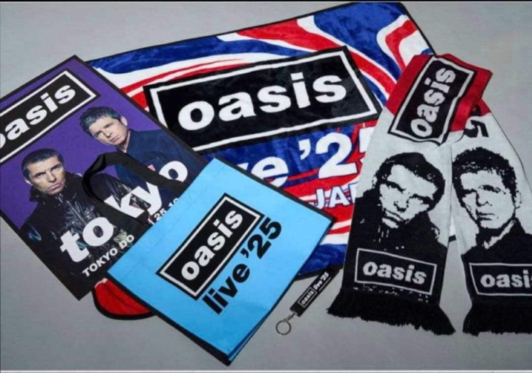 Oasis 福袋　限定商品　グッズ　10/25 特典グッズ 5点live25