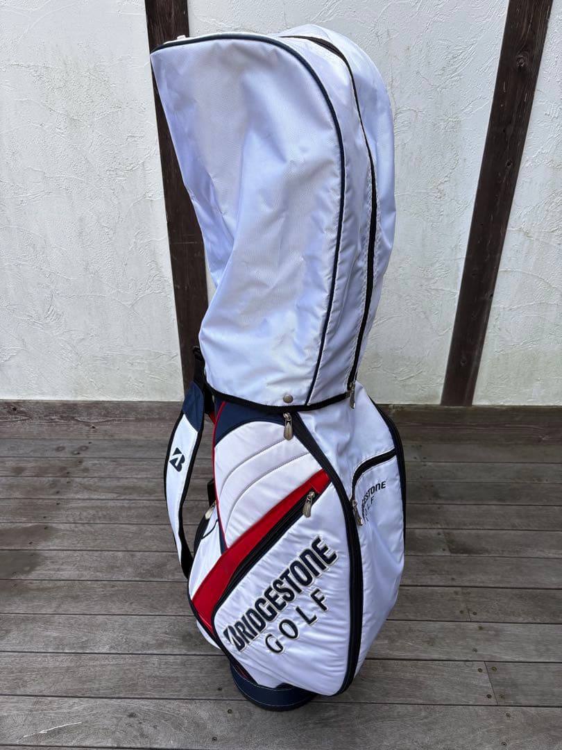 BRIDGESTONE GOLF キャディバッグ ホワイト/ネイビー