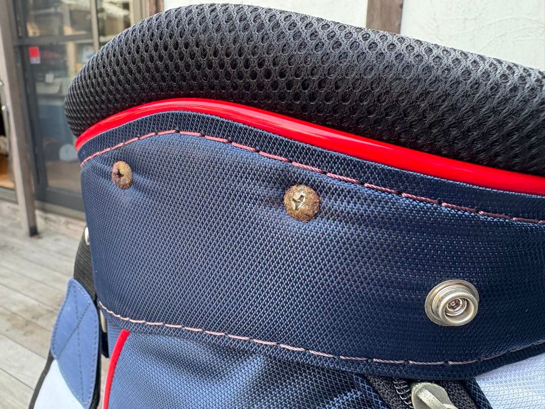 BRIDGESTONE GOLF キャディバッグ ホワイト/ネイビー