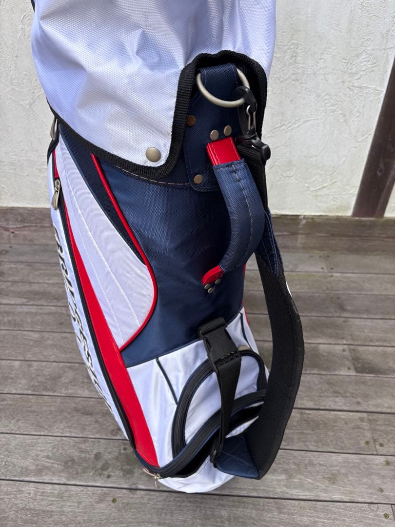 BRIDGESTONE GOLF キャディバッグ ホワイト/ネイビー