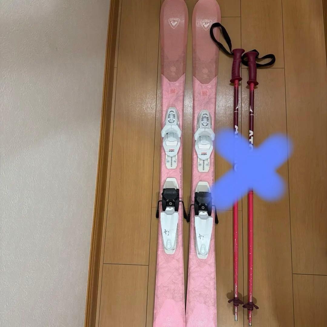 ROSSIGNOL ピンク スキー 122cm