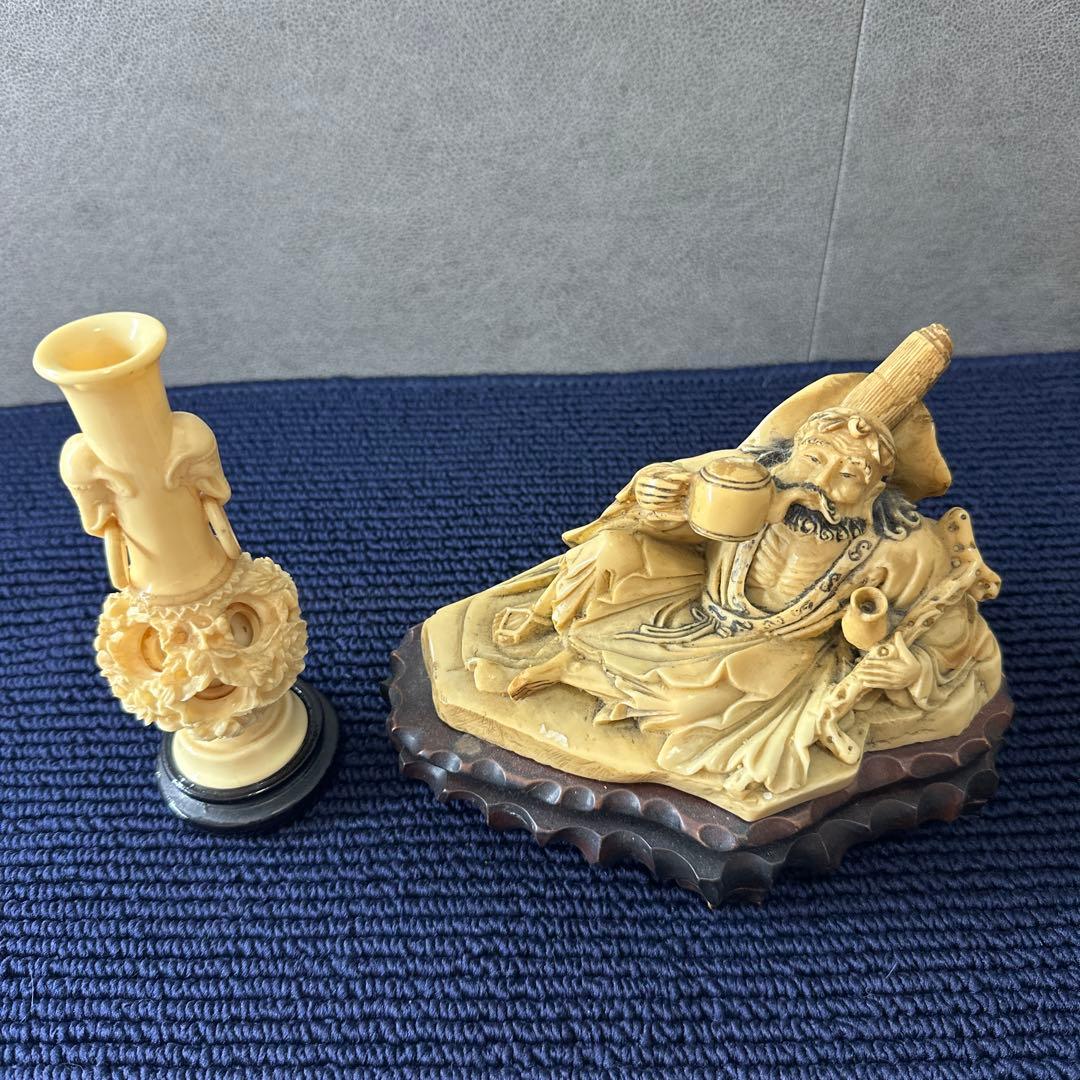 タイムセール★中国置物、中国彫刻骨董置物