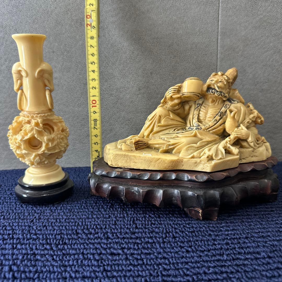 タイムセール★中国置物、中国彫刻骨董置物