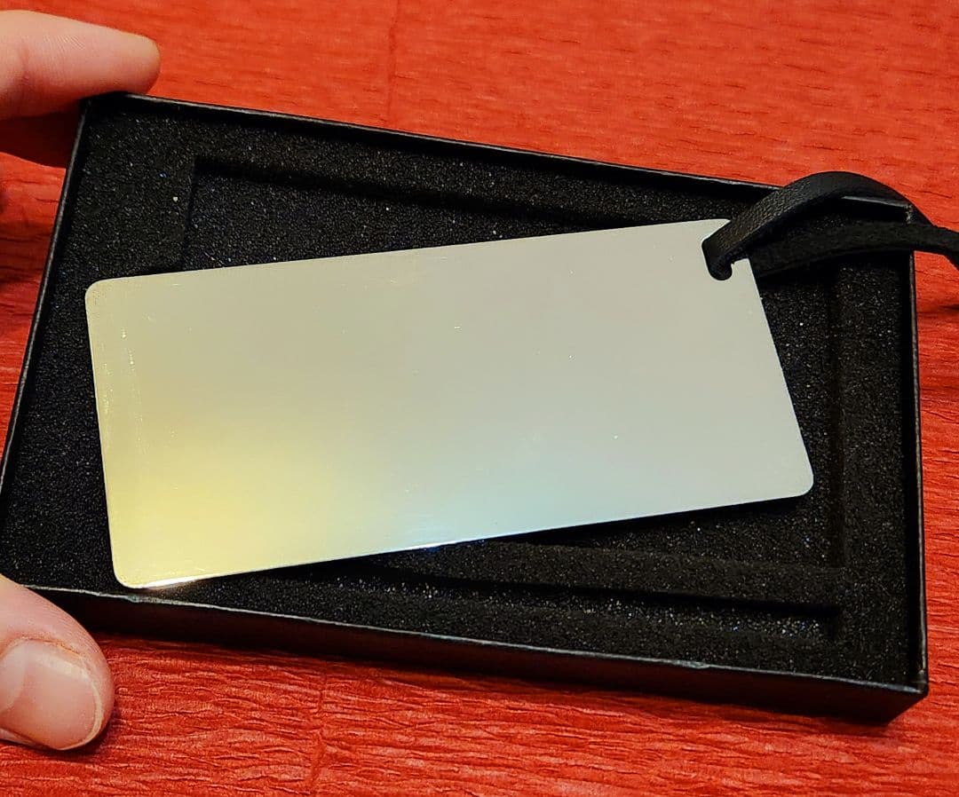 【非売品】プラチナカード　ブックマーカー(しおり)